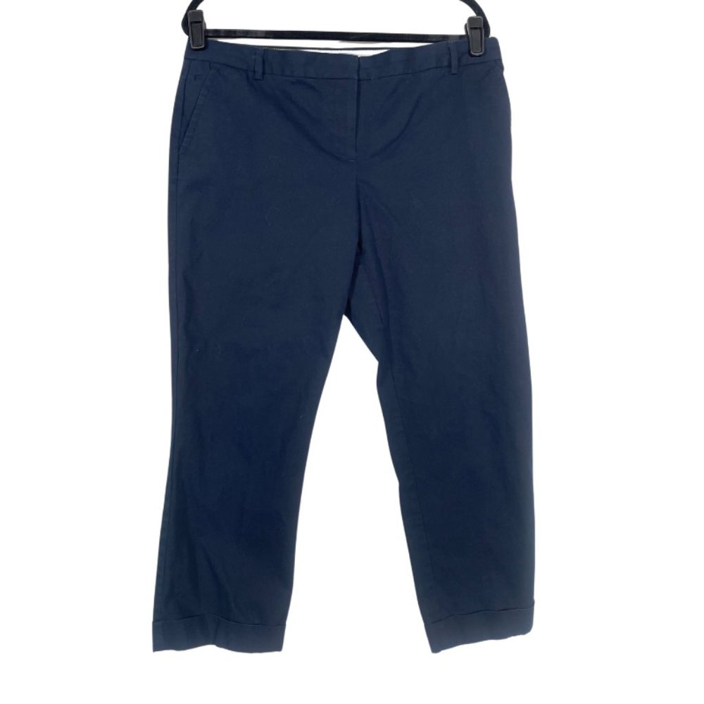 J. Crew City Fit Trousers • Navy • Size 12